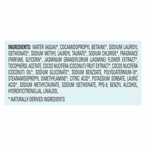 Love Beauty and Planet Coconut Milk & White Jasmine 100% Biodegradable Shampoo Perspective: top