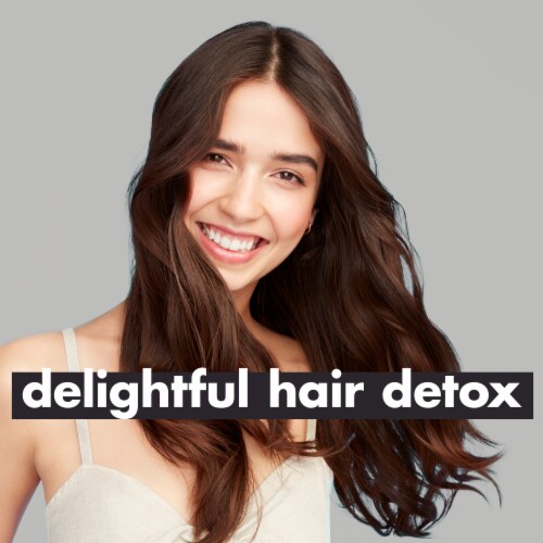 Love Beauty and Planet Sulfate & Silicone-Free Charcoal & Bergamot Vegan Shampoo Perspective: top