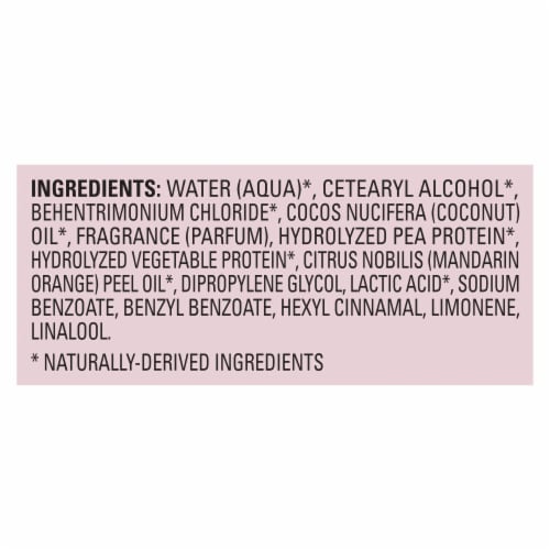 Love Beauty and Planet Vegan Biotin & Sun-Kissed Mandarin Silcone-Free Conditioner Perspective: top