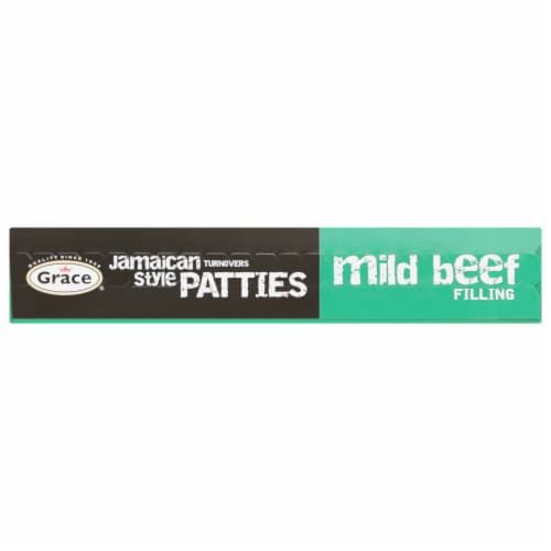 Grace® Mild Beef Jamaican Style Patties Perspective: top