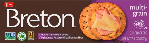 Breton Multigrain Crackers Perspective: top