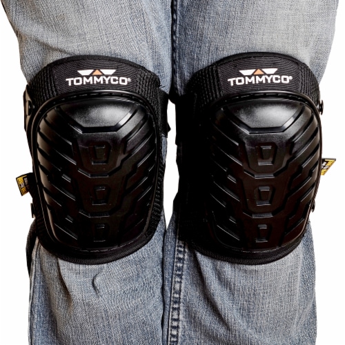 Tommyco® Gelite Hard Terrain Knee Pads - Black Perspective: top