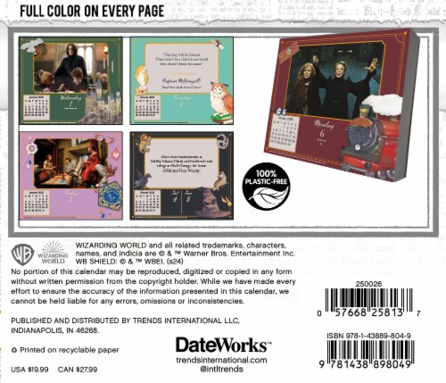 Trends 2025 Harry Potter™ box Calendar Perspective: top