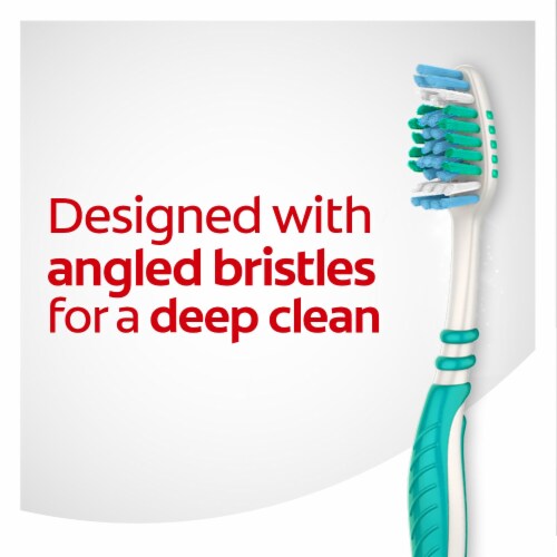 Colgate® Zig Zag® Deep Clean Soft Manual Toothbrush Value Pack Perspective: top