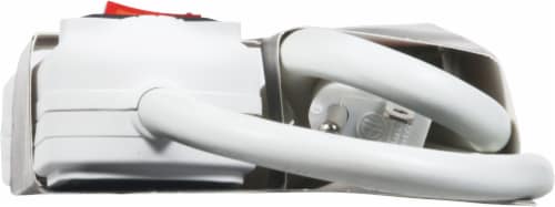 Globe® White Power Outlet Strip Perspective: top