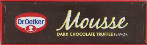 Dr. Oetker Mousse Supreme Dark Chocolate Truffle Perspective: top