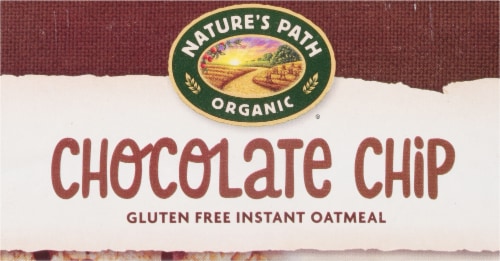 Nature's Path Organic® Chocolate Chip Instant Oatmeal Perspective: top