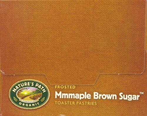 Nature's Path Organic Frosted Mmmaple Brown Sugar Toaster Pastries Perspective: top