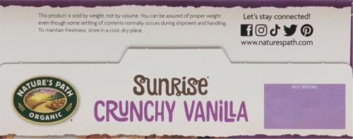 Nature's Path Organic® Sunrise Crunchy Vanilla Cereal Perspective: top