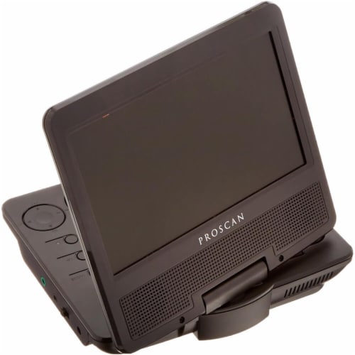 Proscan PDVD7040 7 inch Portable DVD Player - Black Perspective: top