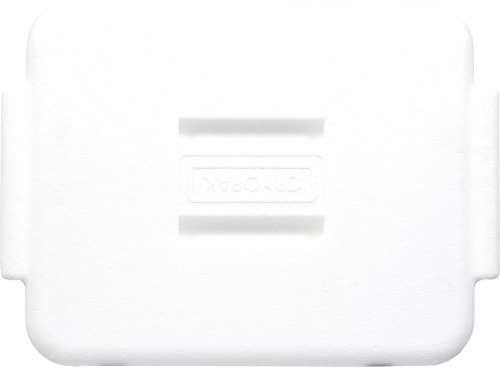 Cryopak American Flag Foam Cooler Perspective: top
