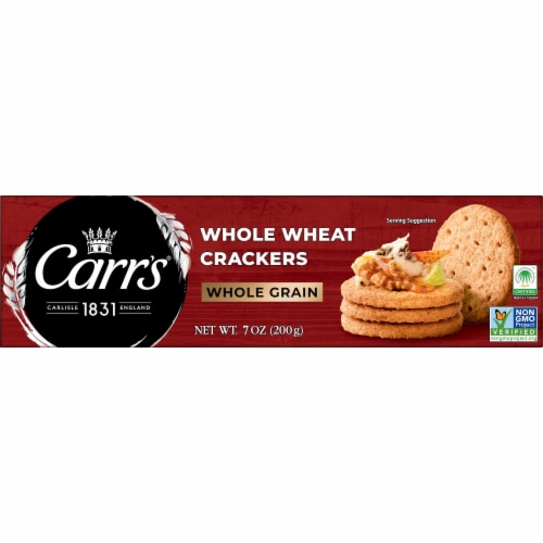 Carr's Whole Wheat Snack Crackers Perspective: top