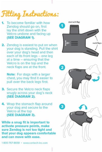 Zendog Medium Calming Compression Shirt Perspective: top