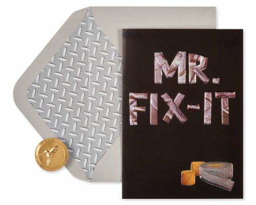 Papyrus Father's Day Card (Mr. Fix-It Duct Tape) Perspective: top