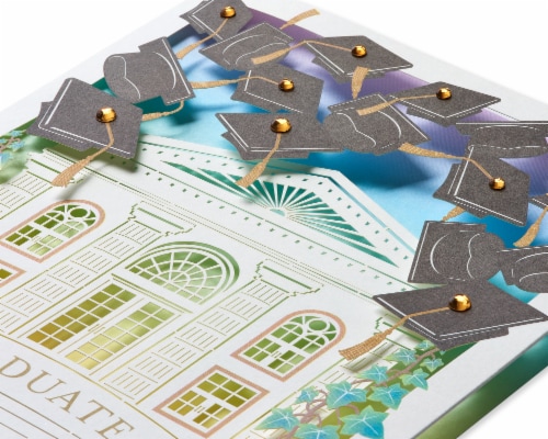 Papyrus Graduation Card (Bright Future) Perspective: top