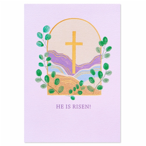 American Greetings Easter Card #58, Cross Perspective: top