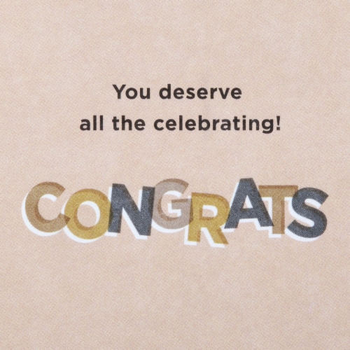 American Greetings #61 Graduation Card Pack (Grad!) Perspective: top