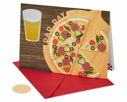 Papyrus #57 Father's Day Card (All the Toppings) Perspective: top