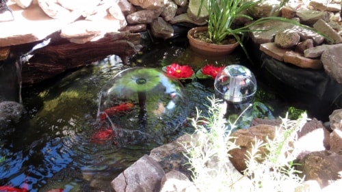 Koolscape Ultimate Pond Kit with Solar Light Perspective: top