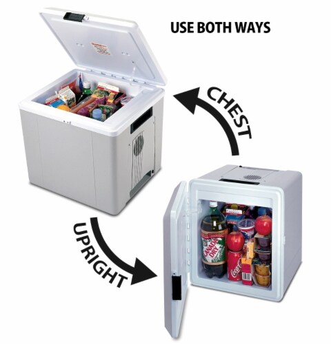 Koolatron® 12V Voyager P27 Large Capacity Travel Cooler Perspective: top