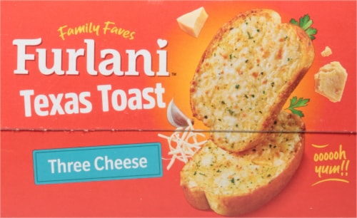 Furlani Texas Toast Three Cheese Garlic Toast Perspective: top