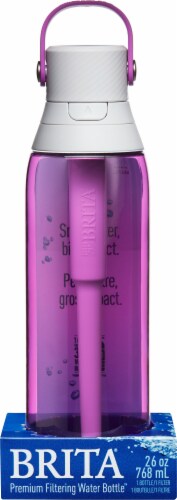 Brita Premium Orchid 26 Ounce Water Bottle with Filter Perspective: top