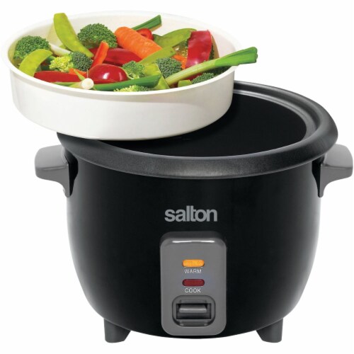 Salton 6-Cup Automatic Rice Cooker RC1653 Perspective: top