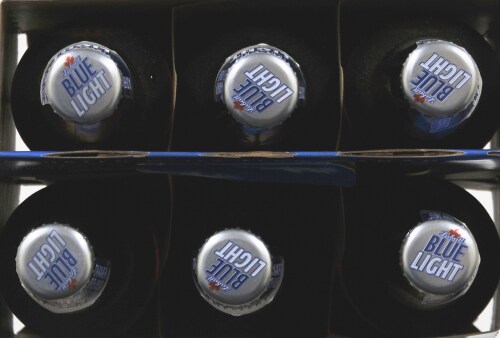 Labatt Blue Light Beer Perspective: top
