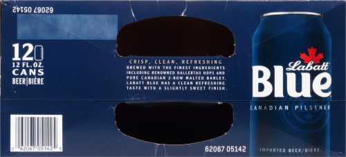 Labatt® Blue® Canadian Pilsener Perspective: top