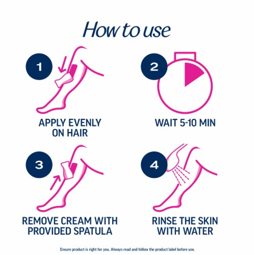 Veet Legs & Body Gel Cream Hair Remover Perspective: top