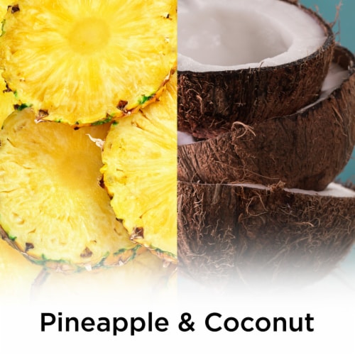 Air Wick Plug in Scented Oil Refill Pineapple and Coconut Air Freshener Essential Oils Perspective: top