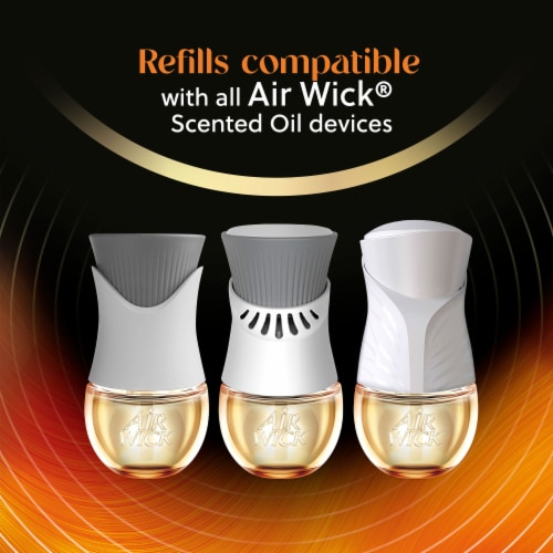Air Wick Plug in Scented Oil Refill Nectarine & Paradise Flower Air Freshener Essential Oils Perspective: top