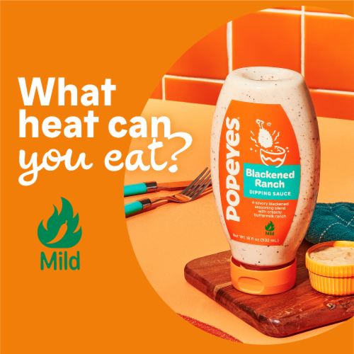 Popeyes® Blackened Ranch Dipping Sauce Perspective: top