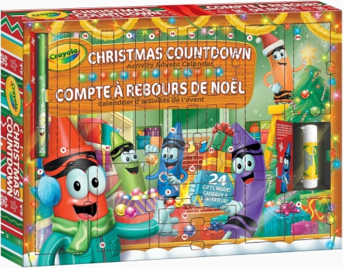 Crayola Christmas Countdown Activity Advent Calendar Perspective: top