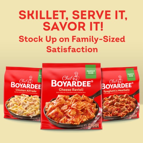 Chef Boyardee Cheese Ravioli Skillet Meal Frozen Perspective: top