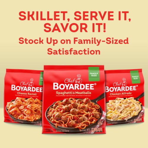 Chef Boyardee Spaghetti And Meatballs Skillet Meal Perspective: top