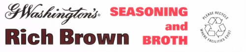 G Washington's® Rich Brown Seasoning and Broth Packets Perspective: top