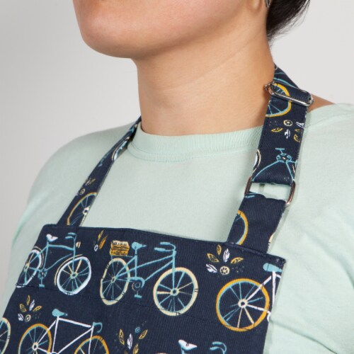 Jubilee Adjustable Straps Sweet Ride Kitchen Apron Perspective: top