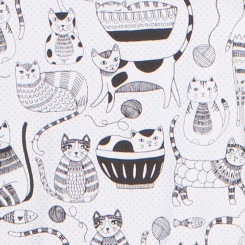 Jubilee Kitchen Purr Party Cats Apron for Unisex Perspective: top