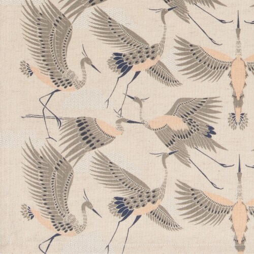 Danica Studio To and Fro Flight of Fancy Linen Printed Dish Towels Perspective: top