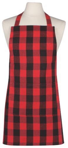 Now Designs Buffalo Check Junior Apron for Girls & Boys Perspective: top