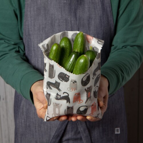 Ecologie Natural Beeswax Reusable Cat Food Sandwich Wraps Perspective: top