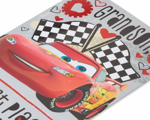 American Greetings Pop-Up Valentine’s Day Card for Kids (Lightning McQueen) Perspective: top