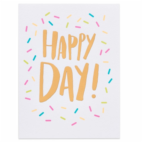 American Greetings Birthday Card (Happy Day) Perspective: top