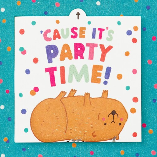 American Greetings Birthday Card for Kids (Paws) Perspective: top