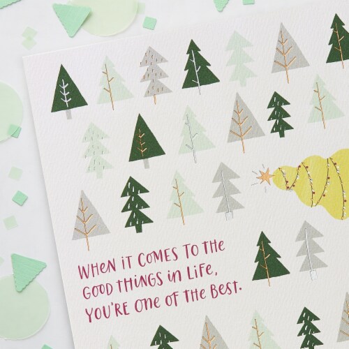 American Greetings Christmas Greeting Card (Good Things) Perspective: top