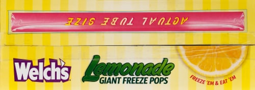 Welch's® Lemonade Giante Freeze Pops Perspective: top