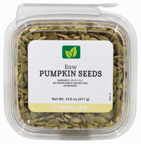 Raw Pumpkin Seeds Perspective: top