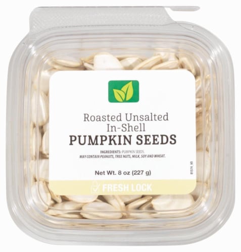 Roasted Unsalted in Shell Pumpkin Seeds Perspective: top