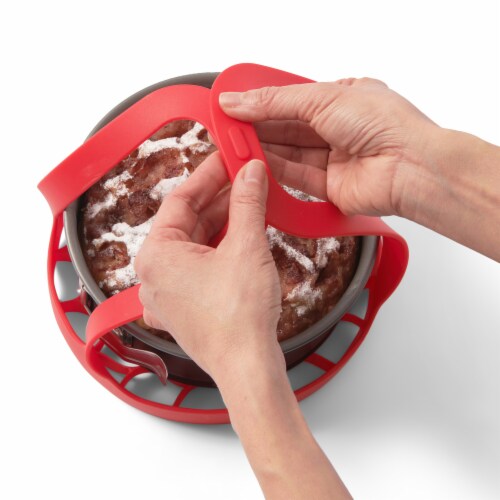 Cuisipro Silicone Cooking & Baking Sling, Red Perspective: top